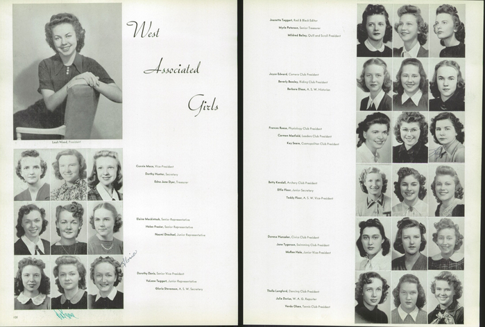 The 1940 Panther, Yearbook of West High School of Salt Lake City, Utah 8