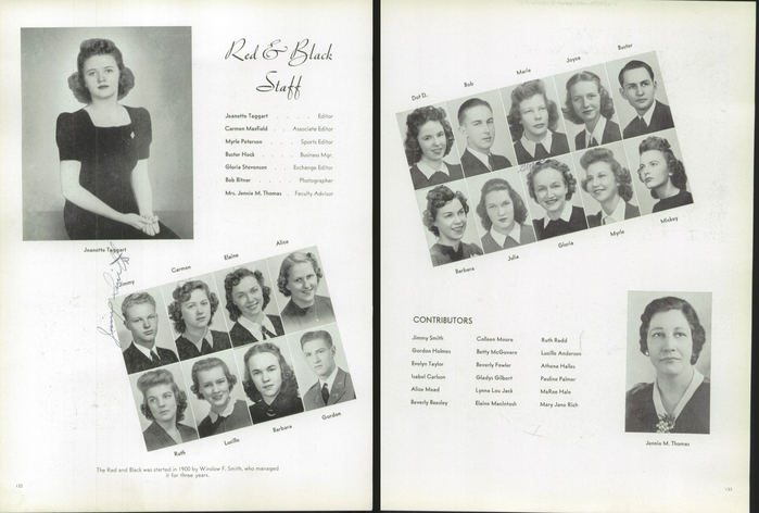 The 1940 Panther, Yearbook of West High School of Salt Lake City, Utah 10