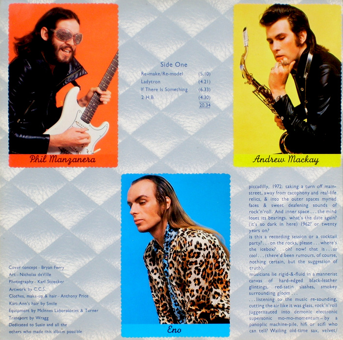 Roxy Music – “Virginia Plain” / “Pyjamarama” German single cover 4