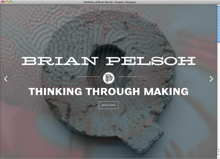 Brian Pelsoh website 1