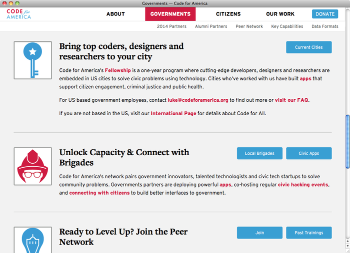 Code for America website 4