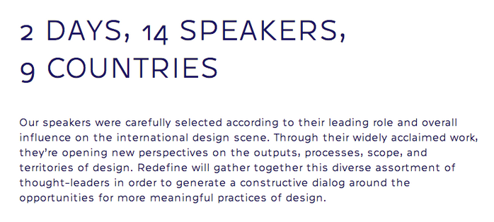 Redefine Design Conference 2