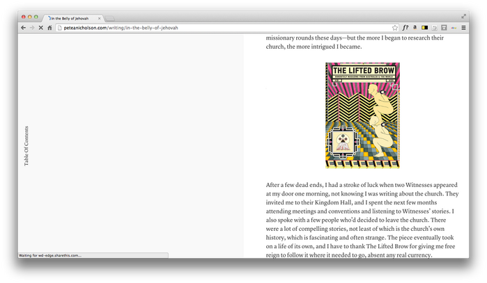 Pete Nicholson Website 4