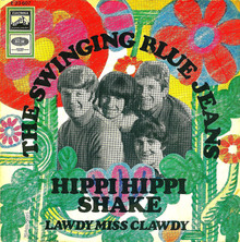 The Swinging Blue Jeans – “Hippy Hippy Shake” German single cover