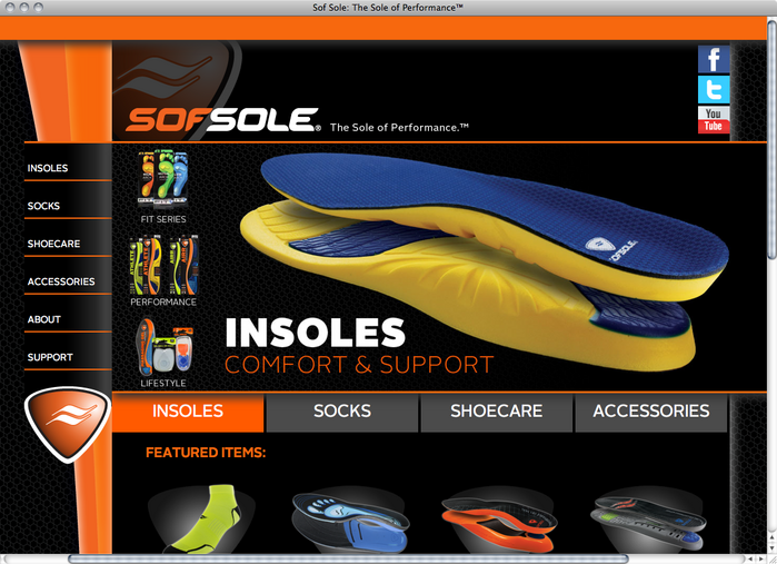 Sof Sole website 1