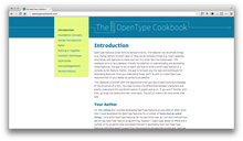 The Unofficial OpenType Cookbook