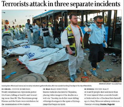 Minneapolis StarTribune front pages 4