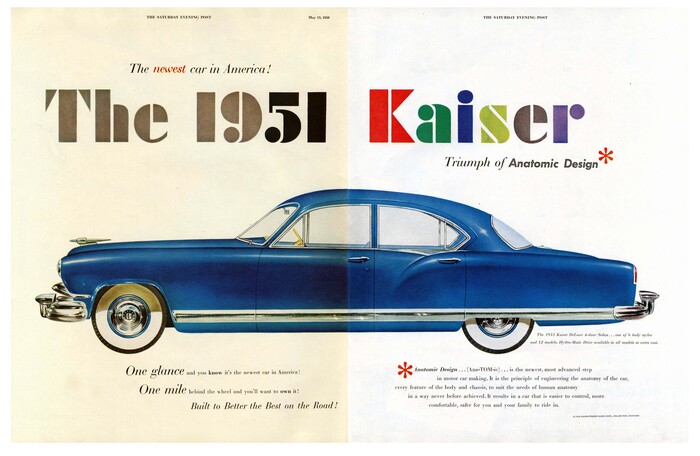 &ldquo;The newest car in America! Triumph of Anatomic Design&rdquo;