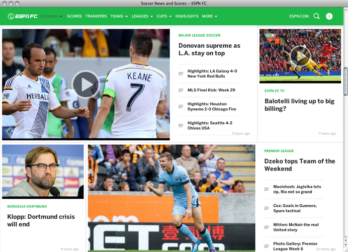 ESPN FC website 1