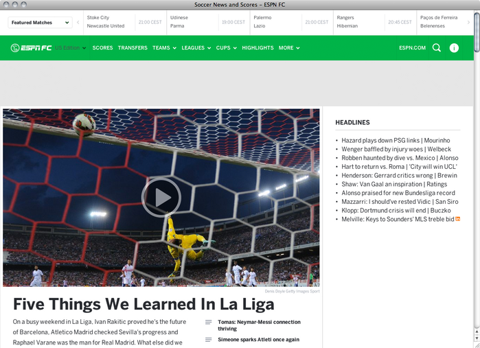 ESPN FC website 5