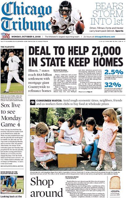 Chicago Tribune, 2008–09 6