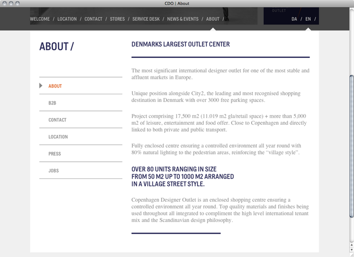 Copenhagen Designer Outlet website 2
