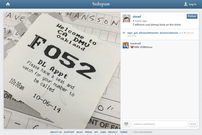 Instagram app and website (2012) 10