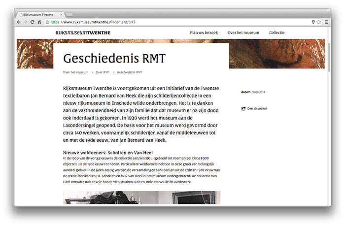 Rijksmuseum Twenthe website 5