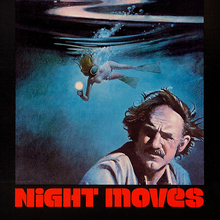 <cite>Night Moves</cite> movie poster and promotional artifacts (1975–2005)