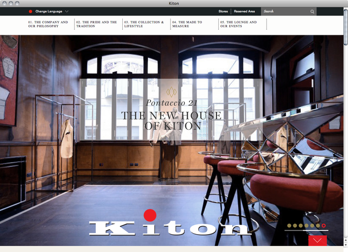 Kiton website 1