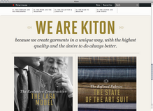 <cite>Kiton</cite> website