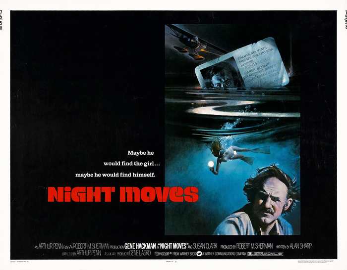 Lobby card using Clarendon for taglines and ITC Franklin Gothic for credits, like the poster above.