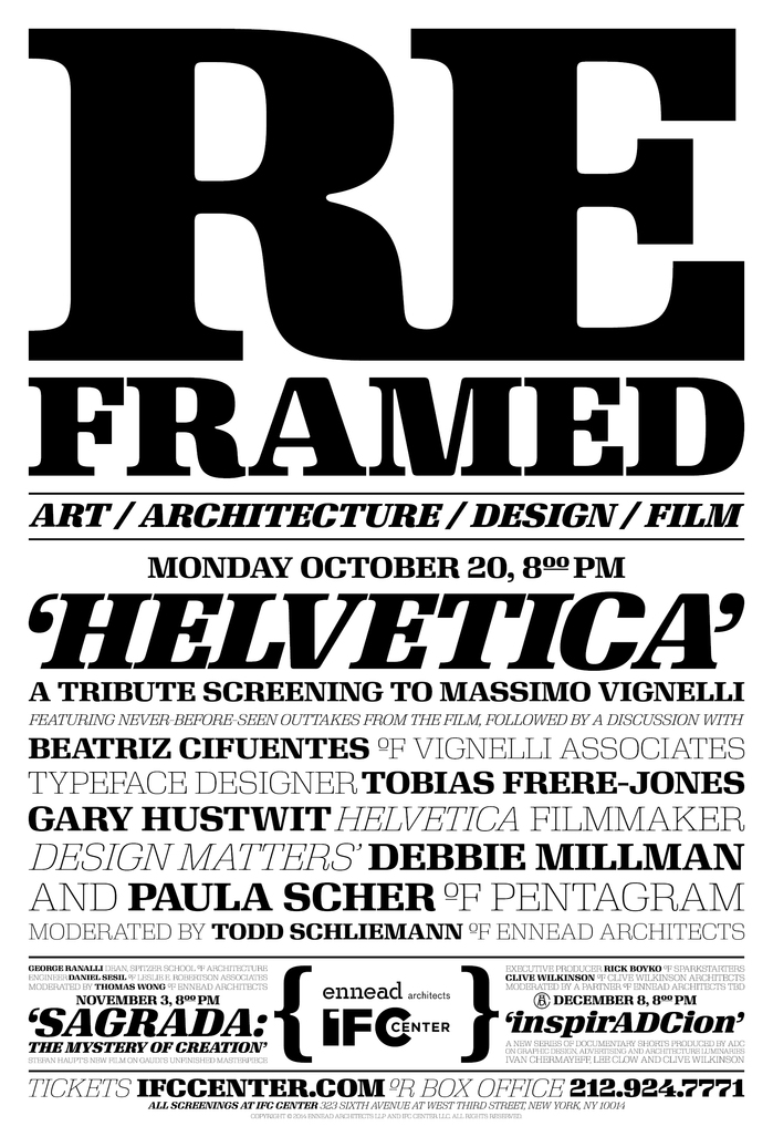 Reframed poster