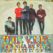 <cite>I Wanna Be Free / Don’t Let It Go</cite> by The V.I.P.’s