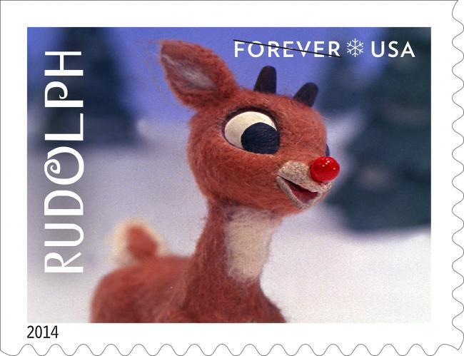 Rudolph the Red-Nosed Reindeer postage stamps 5