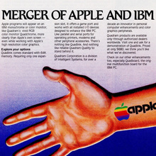 Quadram for Quadlink, an Apple emulator for IBM PCs