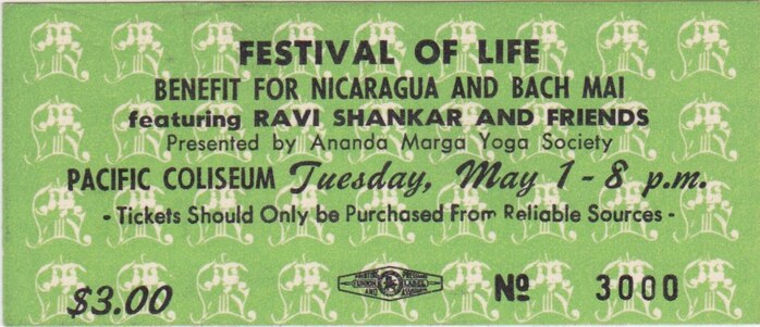 Tuesday: Festival Of Life feat. Ravi Shankar and friends (1973)