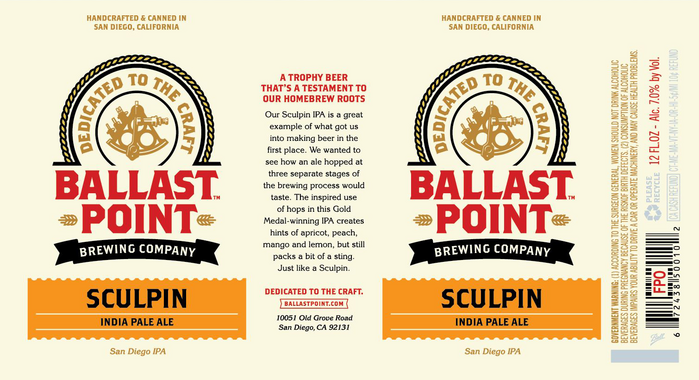 Ballast Point Sculpin 1