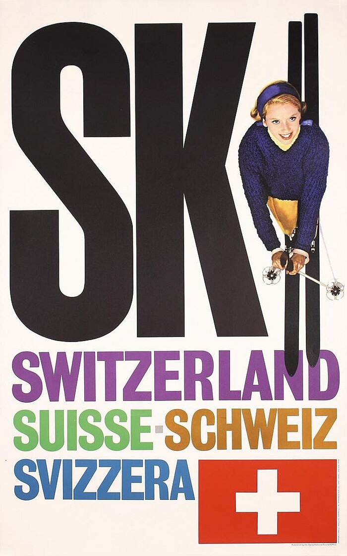 Ski Switzerland poster