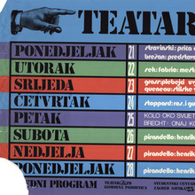 <span>Teatar &amp;TD logo and posters (1970–1973)</span>