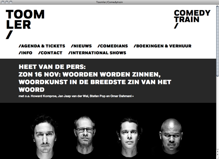 Toomler website 1