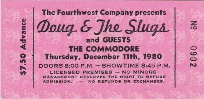 The Commodore tickets 2