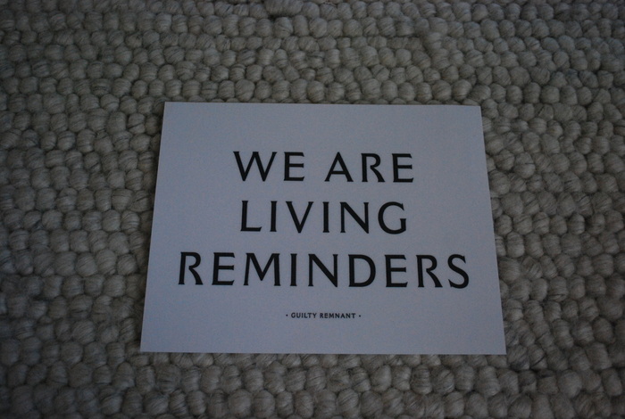 The Leftovers: Guilty Remnant posters and messages 1