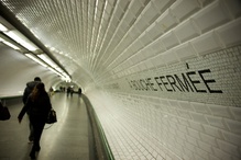 Arial Mosaic in the Paris Métro