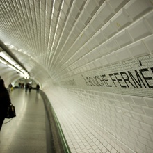 Arial Mosaic in the Paris Métro