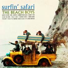 The Beach Boys – <cite>Surfin’ Safari</cite> album art