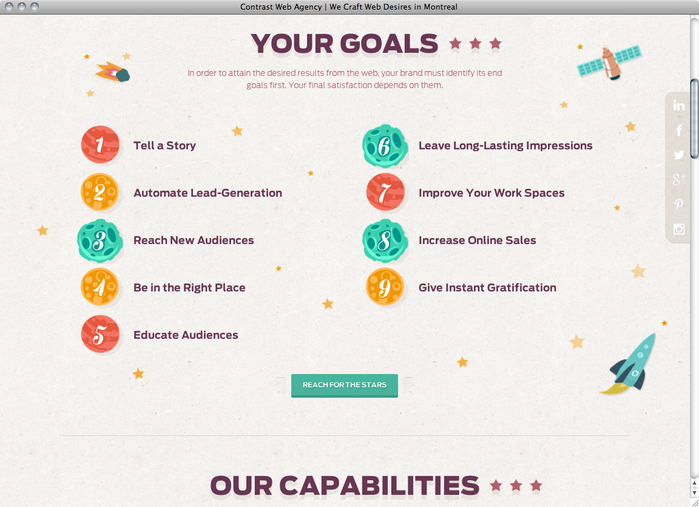 Contrast Web website 2