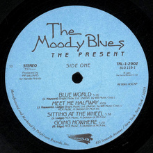 <span>The Moody Blues – <cite>The Present</cite> album art and single covers</span>