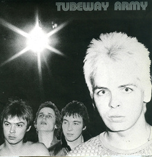 Tubeway Army – “Bombers” single cover