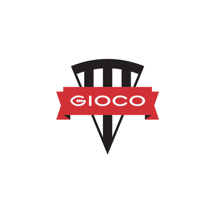 The Slice Logo is the primary logo used for Gioco.&nbsp;Trio Grotesk has been stretched lengthwise slightly to allow for the&nbsp;‘G’ to&nbsp;take on the morphology of a football, but still maintain consistency across&nbsp;the rest of the lettering.