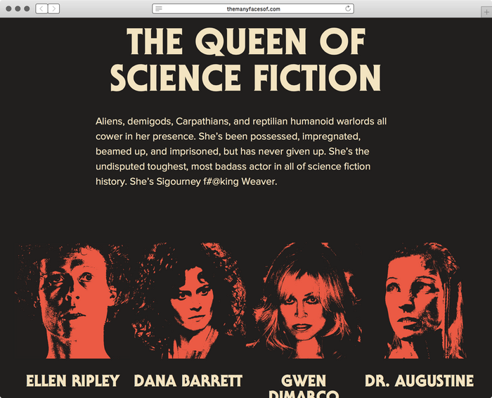 The Many Faces of Sigourney Weaver 4