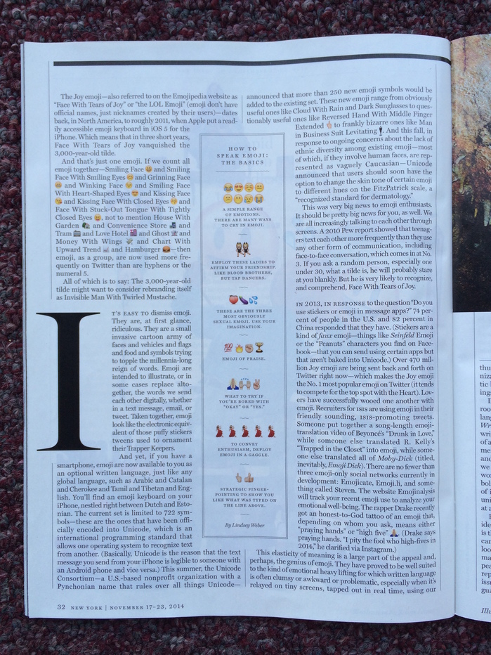 New York magazine, Nov 17–23 2014 4