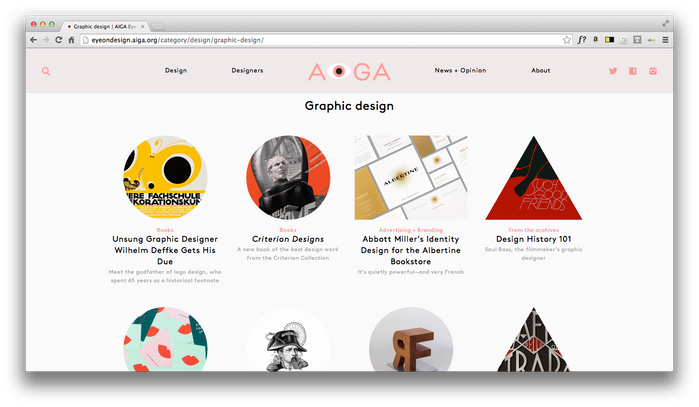 Eye On Design: AIGA Blog 6