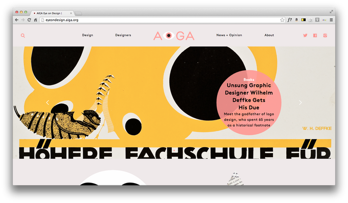 Eye On Design: AIGA Blog 10