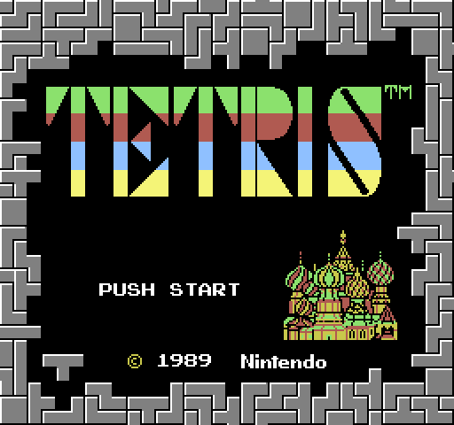 Tetris (Nintendo Entertainment System) - Fonts In Use