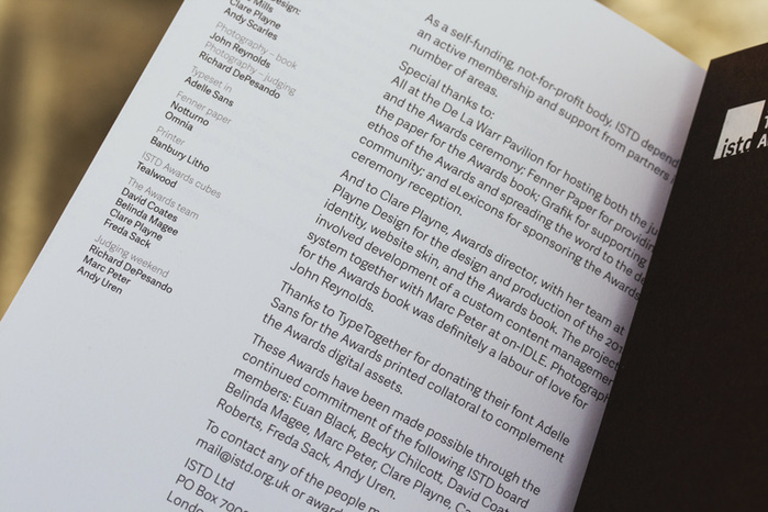 ISTD – 2014 International Typographic Awards catalogue 2