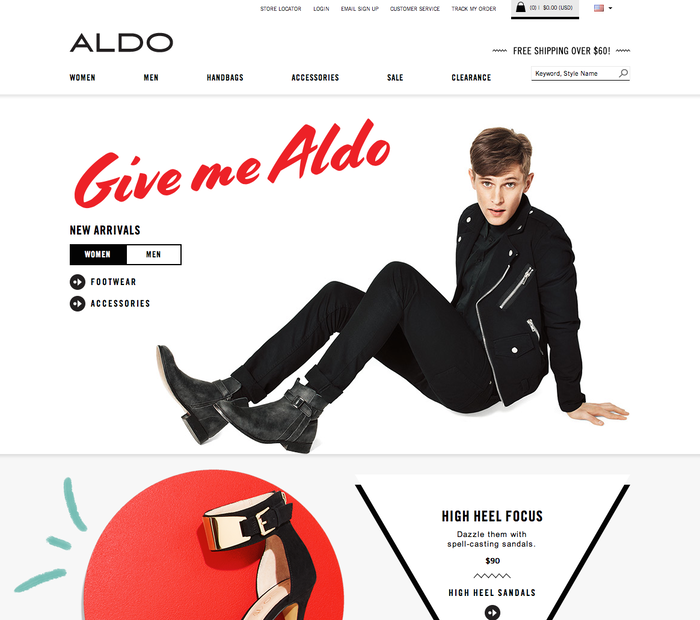 Aldoshoes.com website