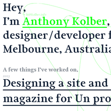 Anthony Kolber website