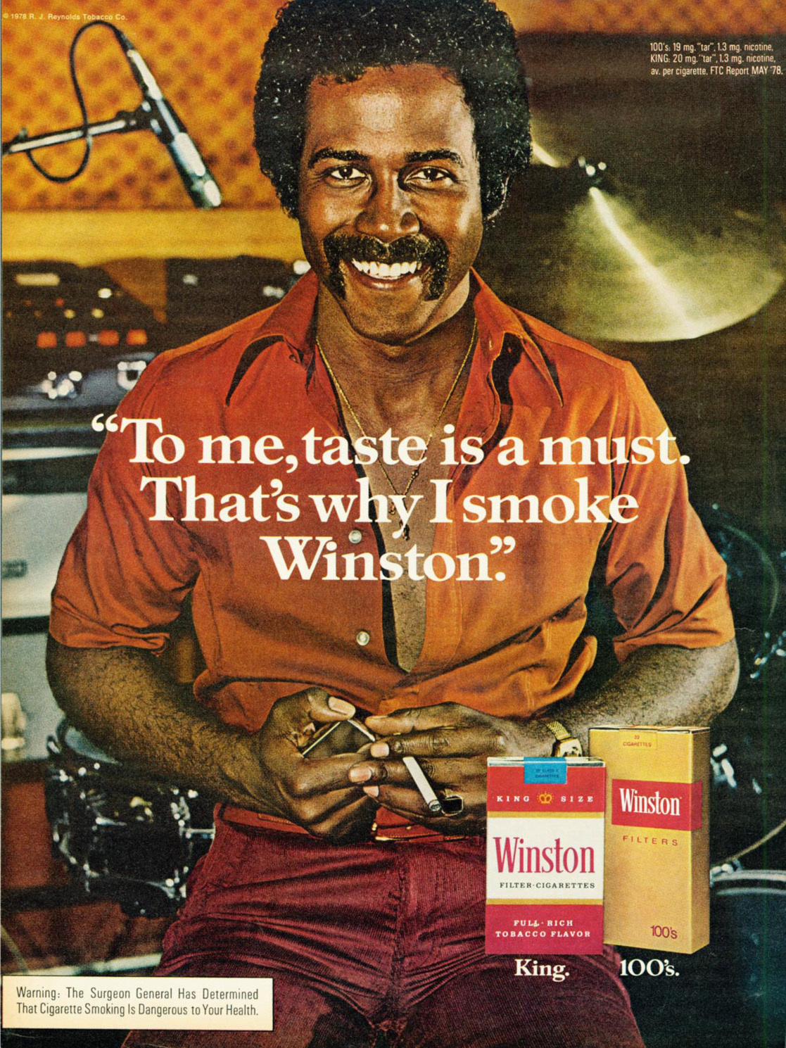 Winston Cigarettes Ads 1970s Fonts In Use