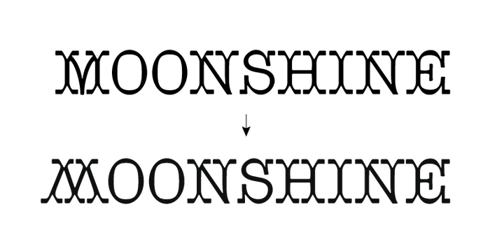 The ‘M’ of Brevier Viennese&nbsp;was slightly modified&nbsp;to arrive at the final logotype.